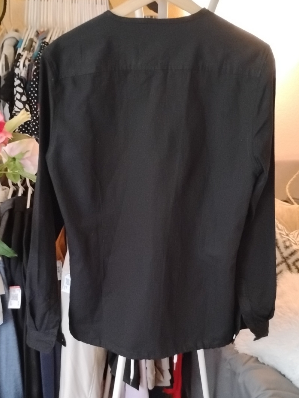 Button-Front Lightweight Fall Shirt Jacket - Picture 6 of 6